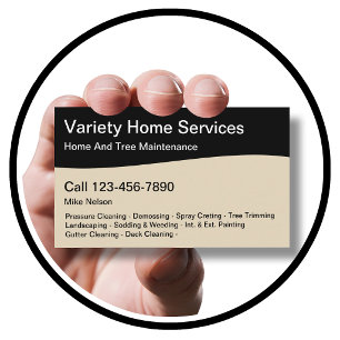 Carte De Visite Services de maison professionnels