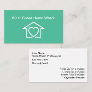 Carte De Visite Services de ménage et de conciergerie