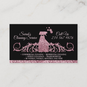 Carte De Visite Services de nettoyage Classy Maid