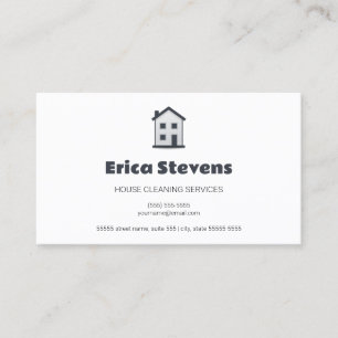 Carte De Visite Services de nettoyage de maisons professionnels Ja