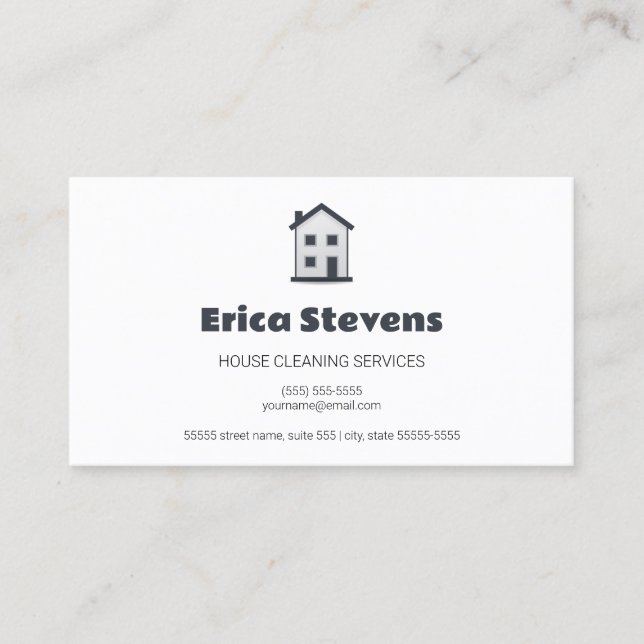 Carte De Visite Services de nettoyage de maisons professionnels Ja (Devant)