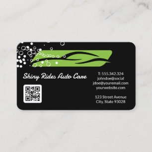 Carte De Visite Services de nettoyage et de detailing de lavage au
