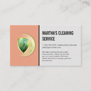 Carte De Visite Services de nettoyage   Fournitures   Nettoyeurs