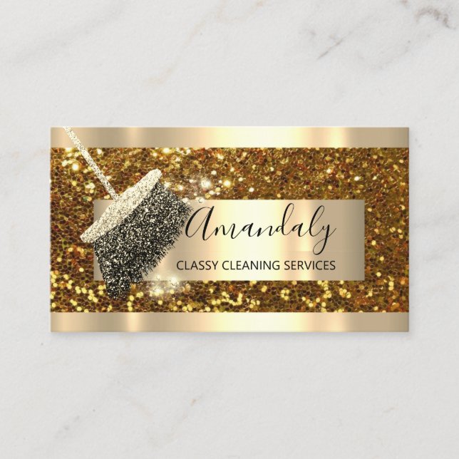 Carte De Visite Services de nettoyage Maid House Conserver Parties (Devant)