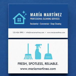 Carte De Visite Services de nettoyage résidentiel et commercial