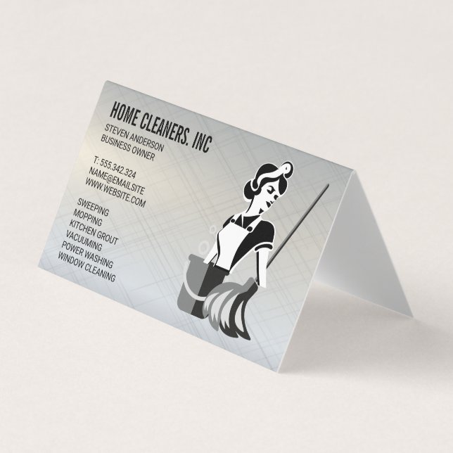 Carte De Visite Services de nettoyage | Service de ménage | Janvie (Devant)