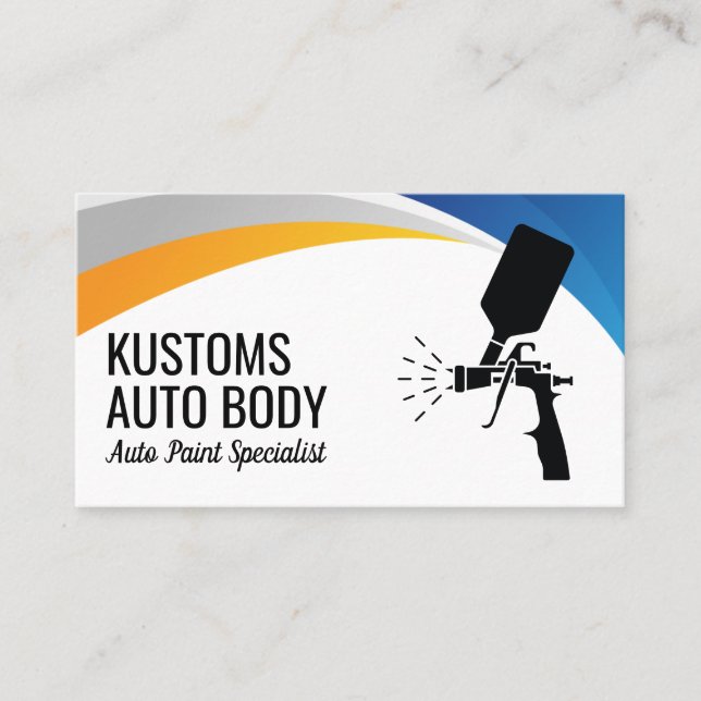 Carte De Visite Services de peinture de carrosserie automatique |  (Devant)