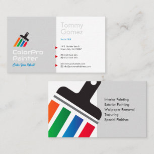 Carte De Visite Services de peinture Peintre