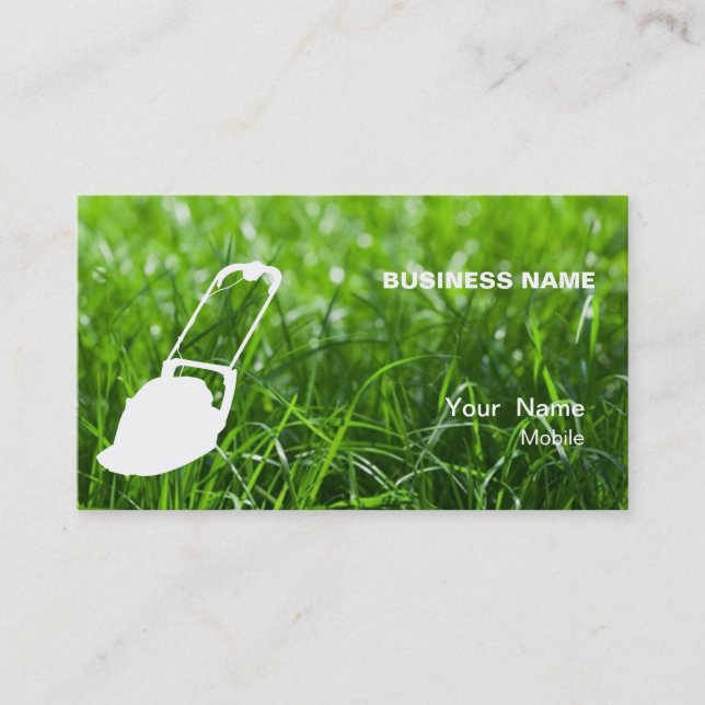 Carte De Visite Services de pelouse (Devant)