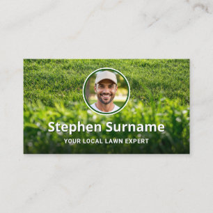 Carte De Visite Services de pelouse Aménagement paysager personnal
