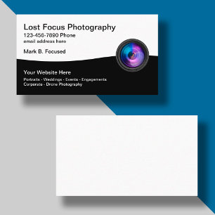 Carte De Visite Services de photographie Photographe local