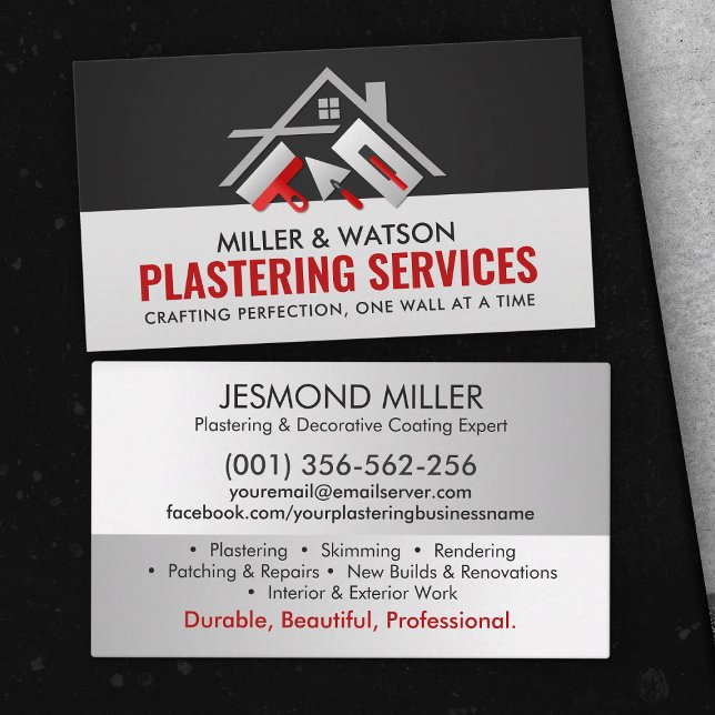 Carte De Visite Services de plastification (Créateur téléchargé)