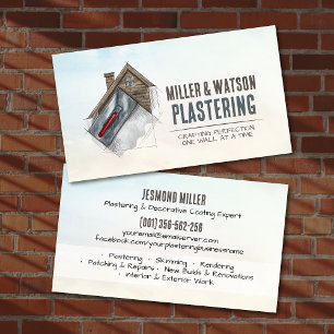 Carte De Visite Services de plâtrage Plafonds professionnels
