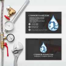 Services de plomberie d'urgence moderne Cool Bleu