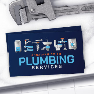 Carte De Visite Services de plomberie professionnels