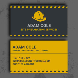Carte De Visite Services de préparation de site professionnels