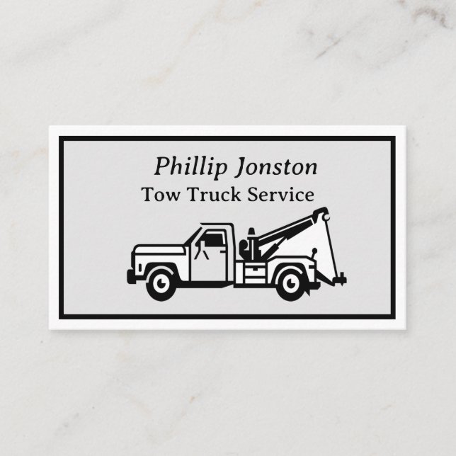 Carte De Visite Services de remorquage (Devant)