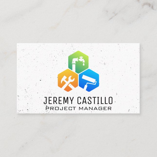 Carte De Visite Services de réparation à domicile (Devant)