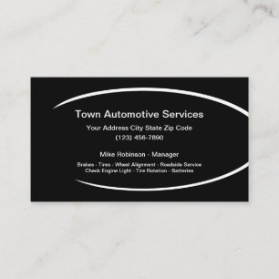 Carte De Visite Services de réparation automobile