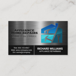 Carte De Visite Services de réparation d'appareils   Outils main