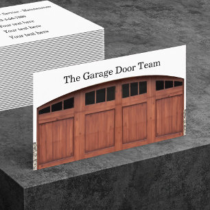 Carte De Visite Services de réparation de portes de garage Double