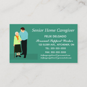 Carte De Visite Services de soins à domicile et de soins infirmier