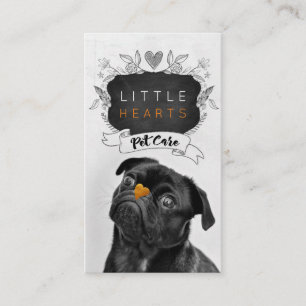 Carte De Visite Services de soins aux animaux de compagnie/ Servic