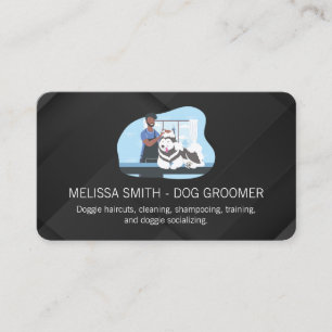 Carte De Visite Services de soins aux animaux Toiletteur pour ch