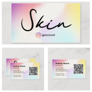 Carte De Visite Services de soins de beauté d'esthéticienne