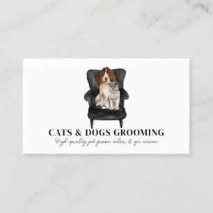 Carte De Visite Services de spa holistique pour animaux de compagn