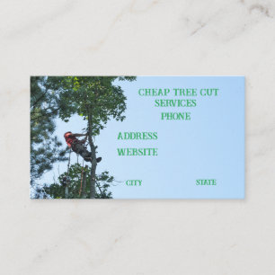 Carte De Visite Services de suppression d'arborescence