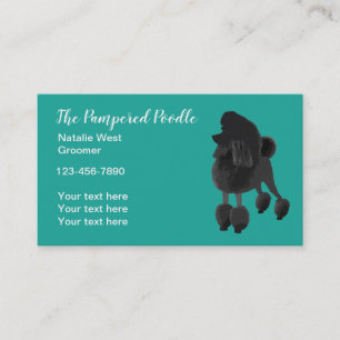 Carte De Visite Services de toilettage des chiens de classe
