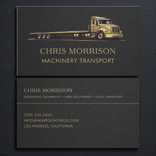 Carte De Visite Services de transport de machines Camionnage Profe