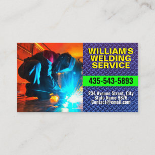 Carte De Visite Services de travail des métaux   Fabrication et so