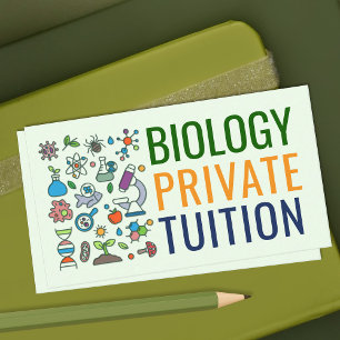 Carte De Visite Services d'enseignement de sciences de la biologie