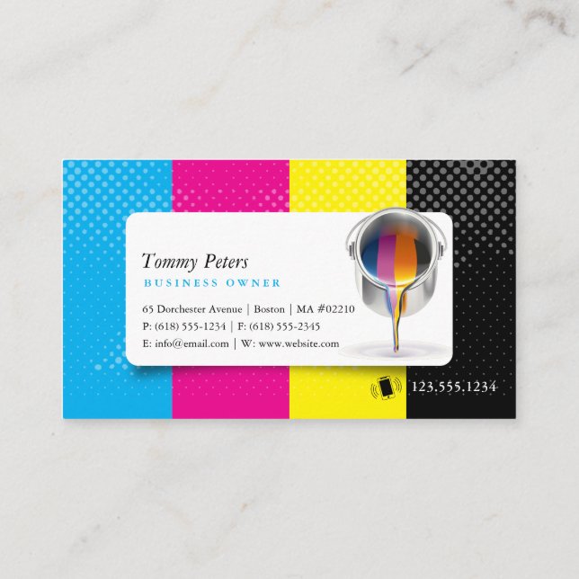 Carte De Visite Services d'impression numérique | Professionnel (Dos)