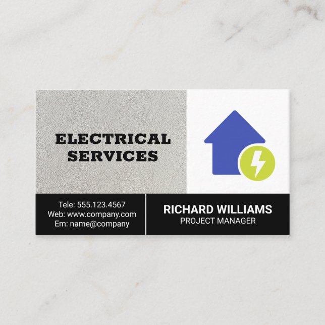 Carte De Visite Services électriques (Devant)