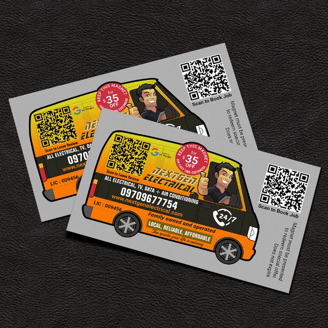 Carte De Visite Services électriques, Services de plomberie (Créateur téléchargé)