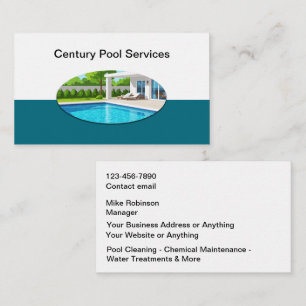 Carte De Visite Services et entretien de piscines
