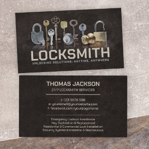 Carte De Visite Services Locksmith