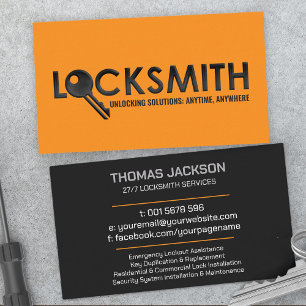 Carte De Visite Services Locksmith