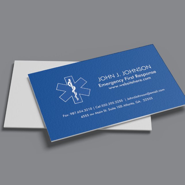 Carte De Visite Services Médicales d'urgence (Créateur téléchargé)