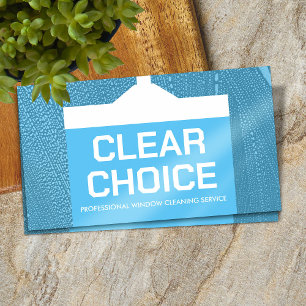 Carte De Visite Services minimaux de nettoyage de fenêtres cool
