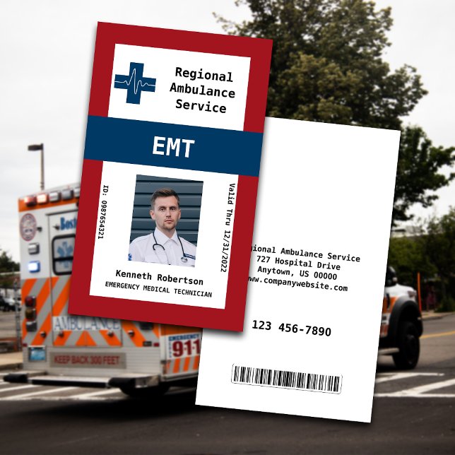 Carte De Visite Services paramédicaux (Créateur téléchargé)