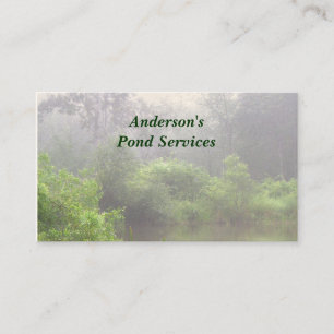 Carte De Visite Services Pond
