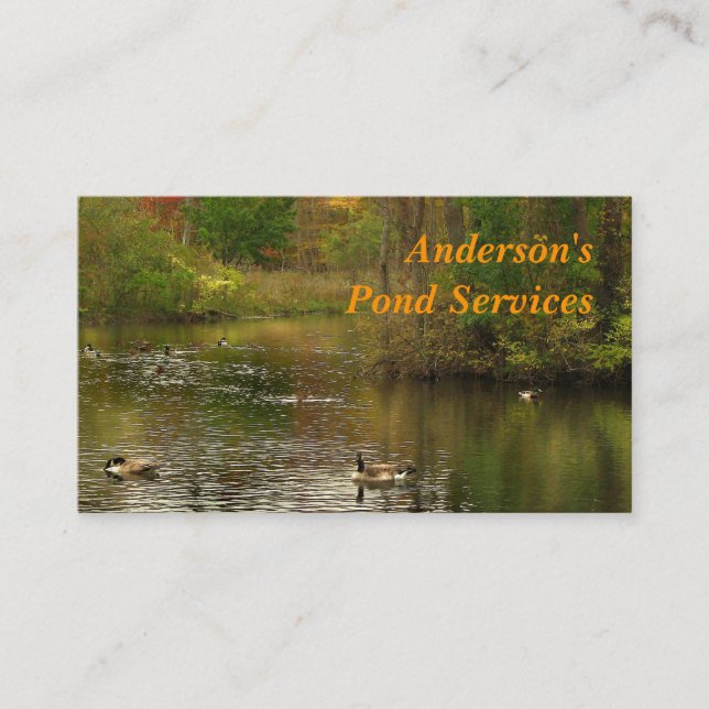 Carte De Visite Services Pond (Devant)