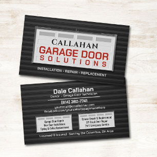 Carte De Visite Services professionnels de portes de garage