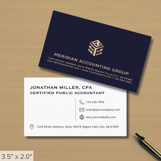 Carte De Visite Services professionnels intemporels (Créateur téléchargé)