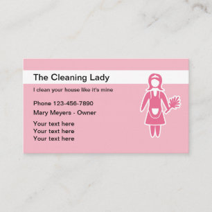 Carte De Visite Services simples de nettoyage