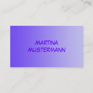 Carte De Visite SEULEMENT dégradés de COULEUR - violet